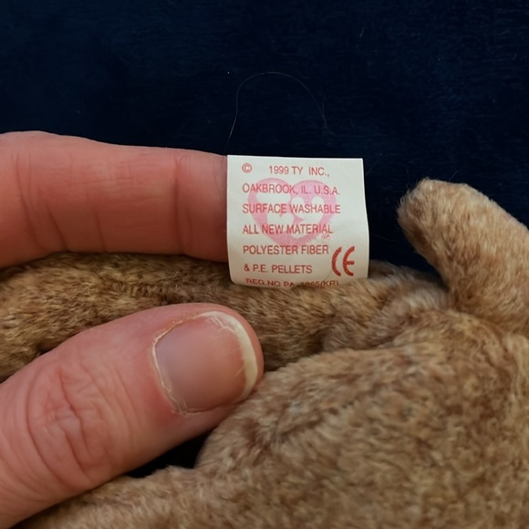 Ty Beanie Baby Pecan - Picture 4 of 6